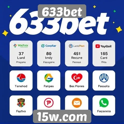 Plataformas de pagamento no site 633bet
