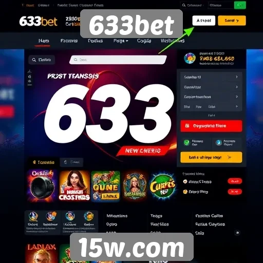 Experiência do usuário no design do site 633bet